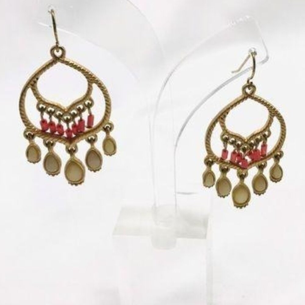 3/$20 SALE 🛒 Retro earrings: Golden dangle boho / bollywood earrings